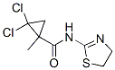 Cyclopropanecarboxamide, 2,2-dichloro-N-(4,5-dihydro-2-thiazolyl)-1-methyl- 结构式