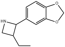 Azetidine, 2-(1,3-benzodioxol-5-yl)-3-ethyl- (9CI) 结构式