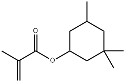 2-甲基-2-丙烯酸-3,3,5-三甲基环己基酯 结构式