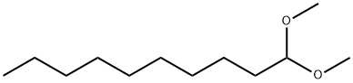 1,1-二甲氧基癸烷 结构式