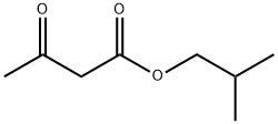 乙酰乙酸异丁酯 结构式