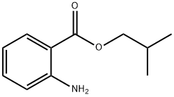 2-氨基苯甲酸异丁酯 结构式