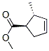 3-Cyclopentene-1-carboxylicacid,2-methyl-,methylester,(1R,2R)-(9CI) 结构式
