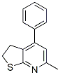 Thieno[2,3-b]pyridine, 2,3-dihydro-6-methyl-4-phenyl- (9CI) 结构式