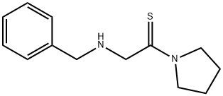 Pyrrolidine,  1-[2-[(phenylmethyl)amino]-1-thioxoethyl]-  (9CI) 结构式