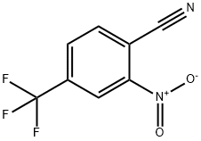 4-氰基-3-硝基三氟甲基苯 结构式