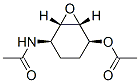 Cyclohexane, 1R-acetamido-4cis-acetoxy-2,3cis-epoxy- 结构式