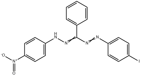 5-(4-碘苯)-1-(4-硝基苯)-3-苯基甲 结构式