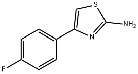 4-(4-氟苯基)-1,3-噻唑-2-胺 结构式