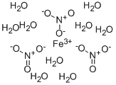 硝酸铁(九水) 结构式