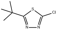 2-叔丁基-5-氯-1,3,4-噻二唑 结构式