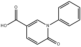 6-氧代-1-苯基-1,6-二氢吡啶-3-甲酸 结构式