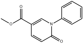 6-氧代-1-苯基-1,6-二氢-吡啶-3-羧酸甲酯 结构式