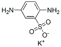 2,5-Diaminobenzenesulfonic acid potassium salt 结构式