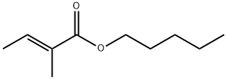 pentyl 2-methylcrotonate  结构式