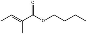 (E)-2-甲基-2-丁酸丁酯 结构式