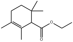 2,3,6,6-四甲基-2-环己烯-1-甲酸乙酯 结构式