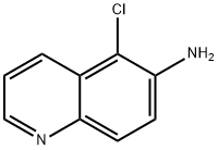 5-氯喹啉-6-胺 结构式