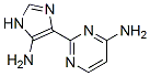 4-Pyrimidinamine,  2-(5-amino-1H-imidazol-4-yl)- 结构式