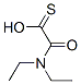 Ethanethioic acid, (diethylamino)oxo- (9CI) 结构式