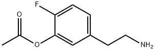 Phenol, 5-(2-aminoethyl)-2-fluoro-, acetate (ester) (9CI) 结构式