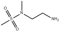 N-(2-氨基乙基)-N-甲基甲烷磺酰胺盐酸盐 结构式