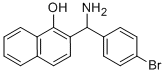 2-[AMINO-(4-BROMO-PHENYL)-METHYL]-NAPHTHALEN-1-OL 结构式