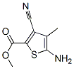 2-Thiophenecarboxylicacid,5-amino-3-cyano-4-methyl-,methylester(9CI) 结构式