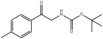 (2-OXO-2-P-TOLYL-ETHYL)-CARBAMIC ACID TERT-BUTYL ESTER 结构式