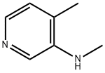 N,4-二甲基吡啶-3-甲胺 结构式