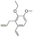 Benzene, 1-ethenyl-3-ethoxy-4-methoxy-2-(2-propenyl)- (9CI) 结构式