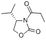 (S)-4-异丙基-3-丙酰基-2-恶唑烷酮 结构式