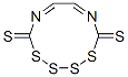 1,2,3,4,6,9-Tetrathiadiazecine-5,10-dithione 结构式