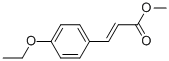 2-PROPENOIC ACID, 3-(4-ETHOXYPHENYL)-, METHYL ESTER 结构式