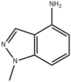 1-甲基-1H-吲唑-4-氨基 结构式
