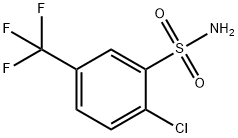 2-氯-5-(三氟甲基)苯-1-磺胺 结构式