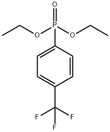 (4-TRIFLUOROMETHYL-PHENYL)-PHOSPHONIC ACID DIETHYL ESTER 结构式