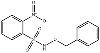 N-(苄氧基)-2-硝基苯磺酰胺 结构式