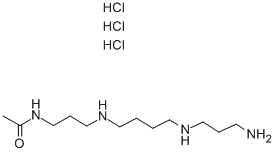 N1-乙酰精胺三盐酸盐 结构式