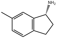 (1R)-6-甲基-2,3-二氢-1H-茚-1-胺 结构式
