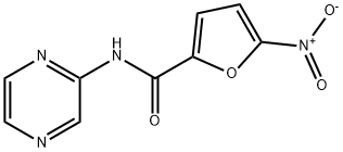 5-Nitro-N-2-pyrazinyl-2-furancarboxaMide 结构式