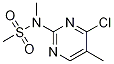 N-(4-Chloro-5-Methyl-pyriMidin-2-yl)-N-Methyl-MethanesulfonaMide 结构式