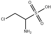 1-Amino-2-chloroethanesulfonic acid 结构式