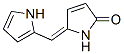 2-[(E)-(1H-Pyrrol-2-yl)methylene]-1H-pyrrol-5(2H)-one 结构式