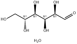 D(+)-葡萄糖一水合物 结构式