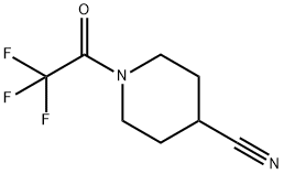 4-Piperidinecarbonitrile, 1-(trifluoroacetyl)- (9CI) 结构式