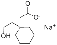 1-(2-Hydroxyethyl)cyclohexaneacetic acid sodium salt 结构式