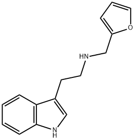 N-(2-呋喃基甲基)-1H-吲哚-3-乙胺 结构式