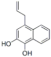 1,2-Naphthalenediol, 4-(2-propenyl)- (9CI) 结构式