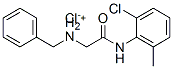 benzyl-[(2-chloro-6-methyl-phenyl)carbamoylmethyl]azanium chloride 结构式